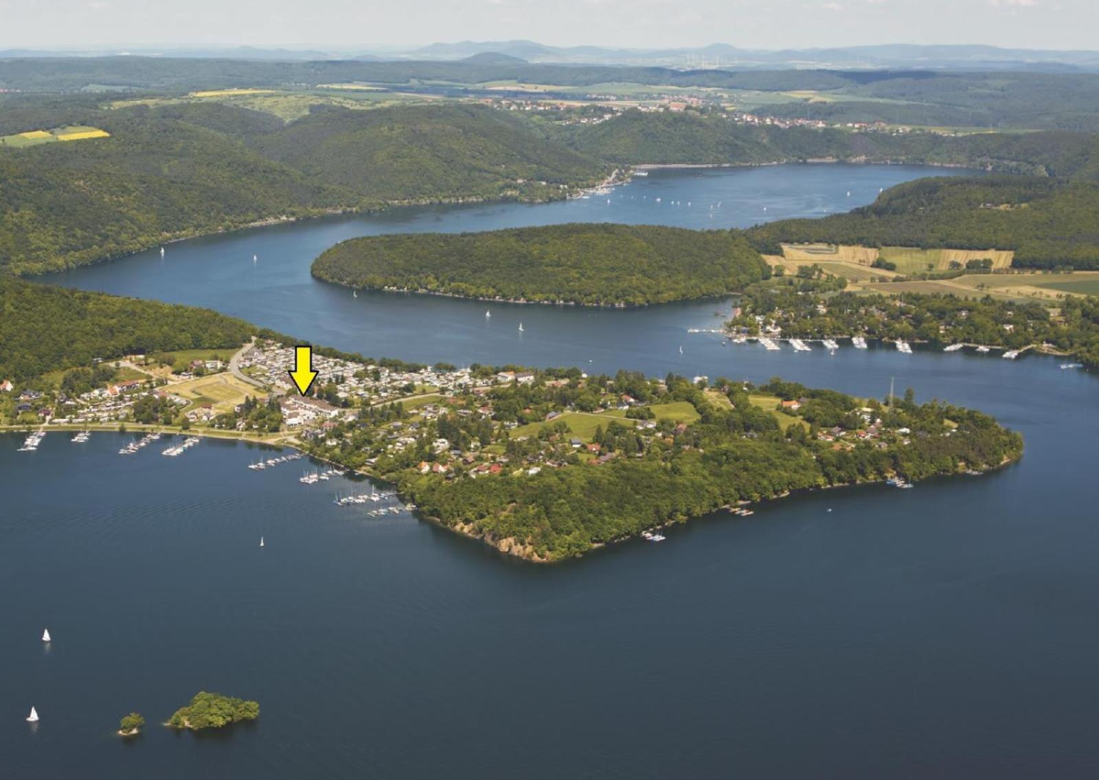 Scheid  Gemutliche 93M2Fewo Mit 2 Schlafzimmern Und Seitlichem Seeblick Vom Balkon מראה חיצוני תמונה
