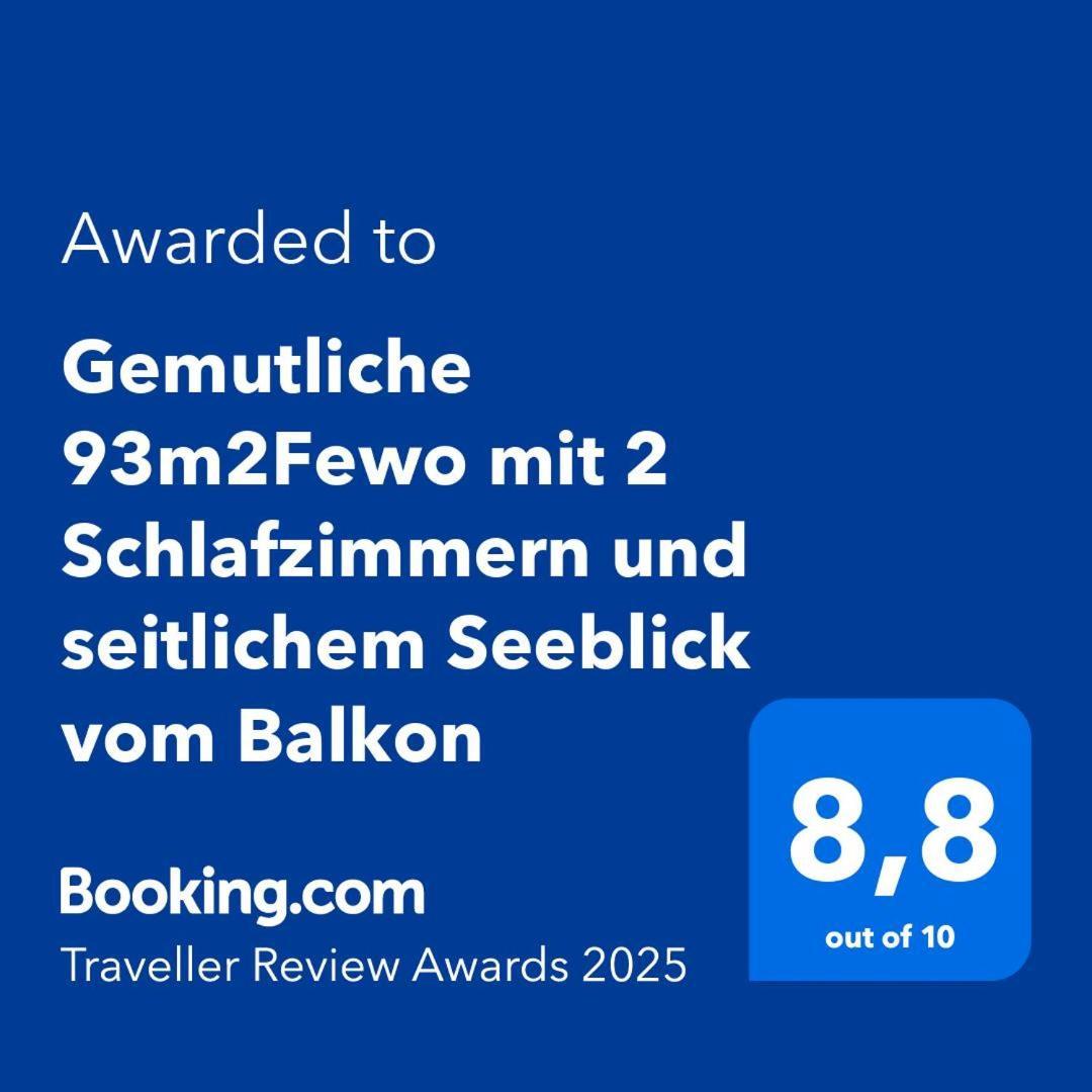 Scheid  Gemutliche 93M2Fewo Mit 2 Schlafzimmern Und Seitlichem Seeblick Vom Balkon מראה חיצוני תמונה