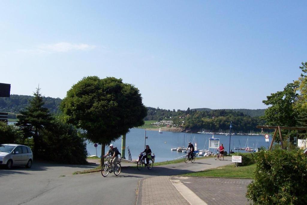Scheid  Gemutliche 93M2Fewo Mit 2 Schlafzimmern Und Seitlichem Seeblick Vom Balkon מראה חיצוני תמונה